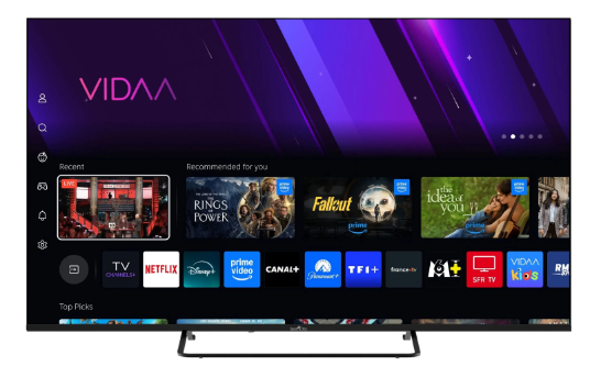 TV QLED 55" SMART TECH 55QV02K