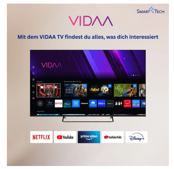 TV QLED 55" SMART TECH 55QV02K