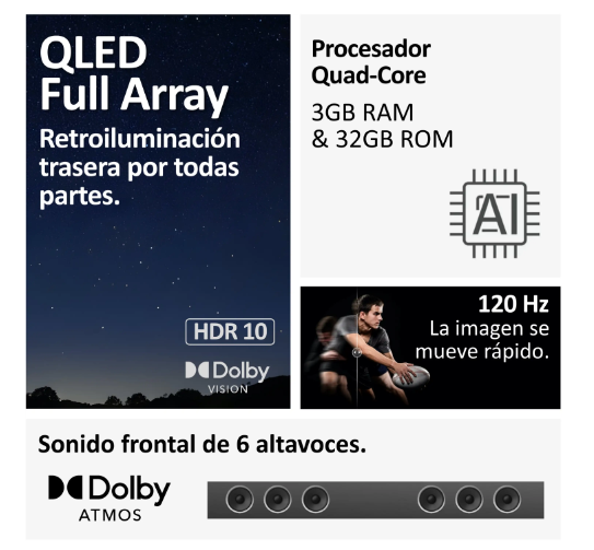 Televisor QLED 55" Haier S90 Series H55S900UX