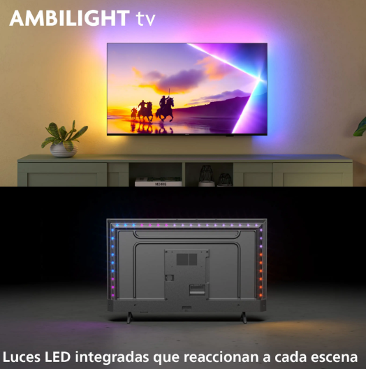 TV QLED 43" Philips Ambilight 43PUS8510/12