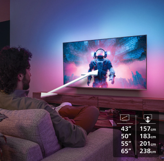 TV QLED 43" Philips Ambilight 43PUS8510/12