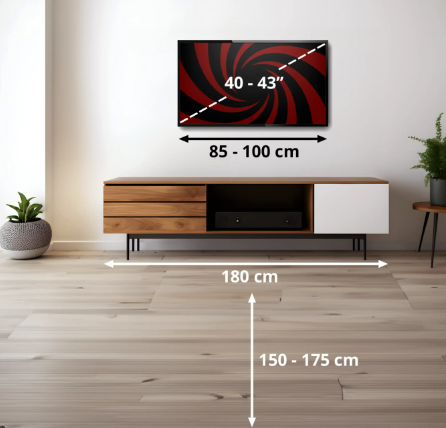 TV DLED 40" - PEAQ PTV 40AF‑5025C HM