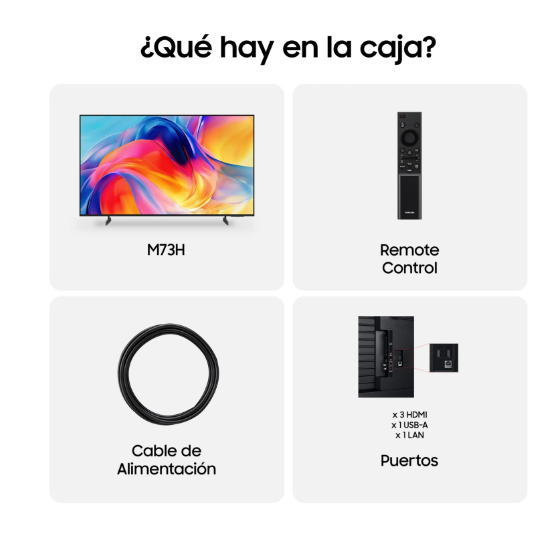TV Mini LED 55" - Samsung TU55M73HAUXXC