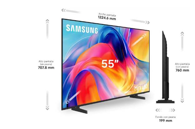 TV Mini LED 55" - Samsung TU55M73HAUXXC