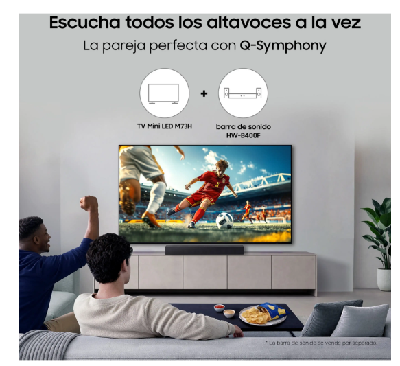 TV Mini LED 50" - Samsung TU50M73HAUXXC