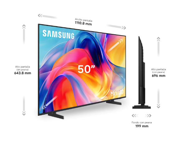 TV Mini LED 50" - Samsung TU50M73HAUXXC