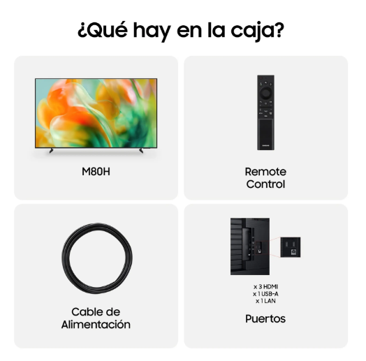 TV Mini LED 65" - Samsung TU65M80HAUXXC
