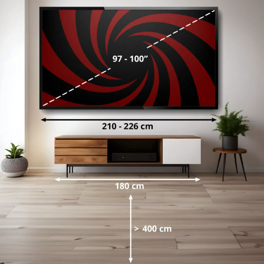 TV LED 98" - Samsung TU98DU9005KXXC