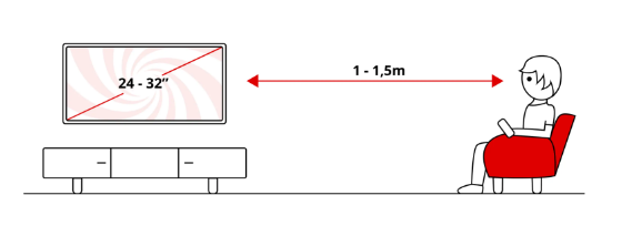 TV LED 32" - Samsung TU32H5005FKXXC