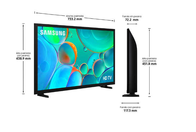TV LED 32" - Samsung TU32H5005FKXXC