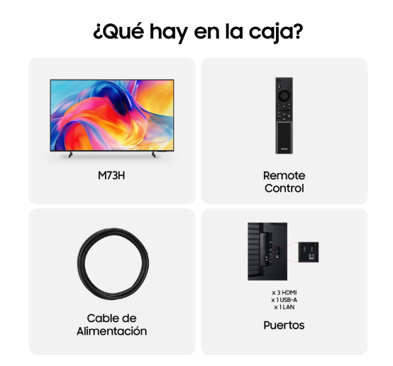 TV Mini LED 43" - Samsung TU43M73HAUXXC