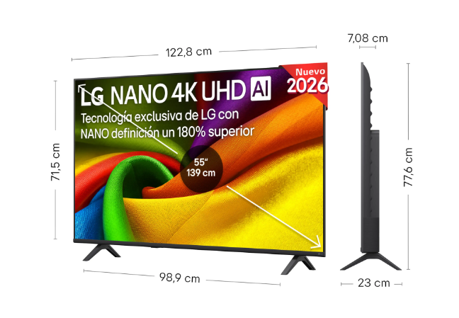 TV LED 55" - LG 55NU850B6LA