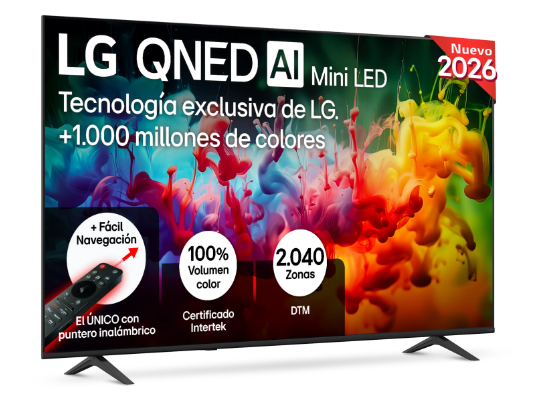 TV QNED Mini LED 75" - LG 75QNED72B6A