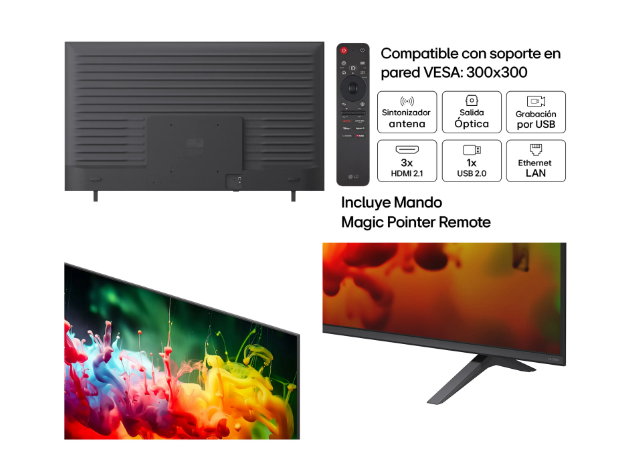 TV QNED Mini LED 75" - LG 75QNED72B6A