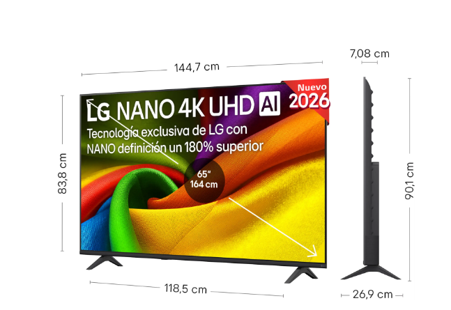 TV LED 65" - LG 65NU850B6LA
