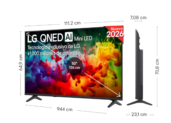 TV QNED Mini LED 50" - LG 50QNED72B6B