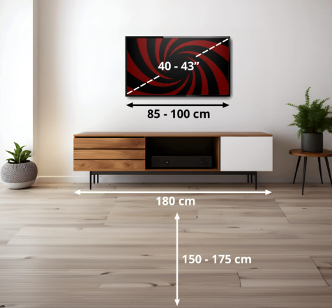 TV QNED Mini LED 43" - LG 43QNED72B6B
