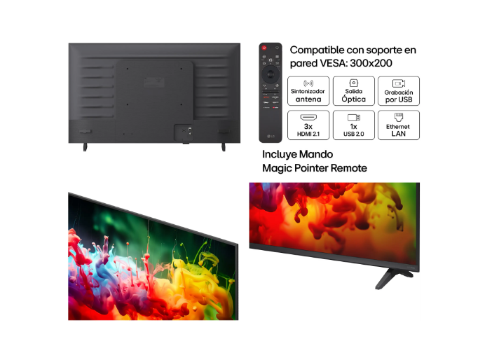TV QNED Mini LED 43" - LG 43QNED72B6B