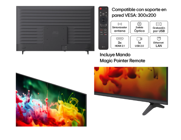 TV QNED 65" - LG 65QNED72B6B
