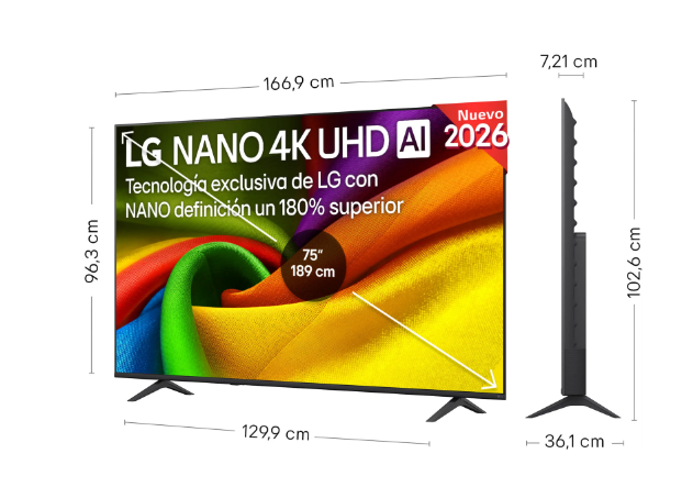 TV LED 75" - LG 75NU850B6LA
