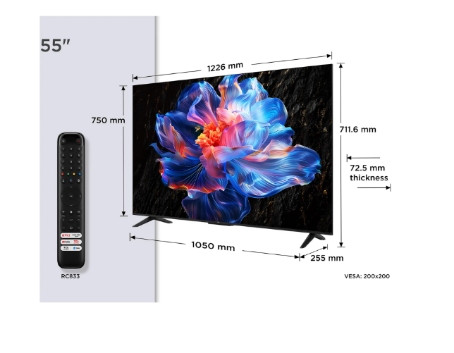 TV LED 55" - TCL 55P6K