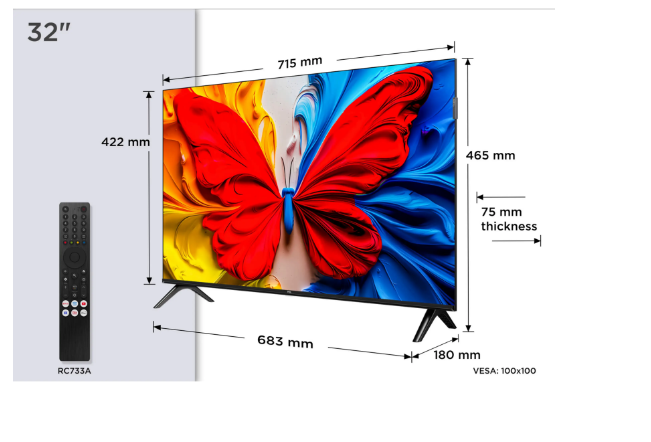 TV QLED 32" - TCL 32S5K
