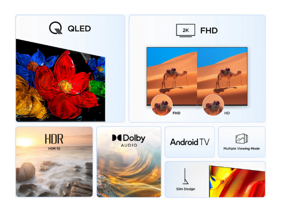 TV QLED 32" - TCL 32S5K