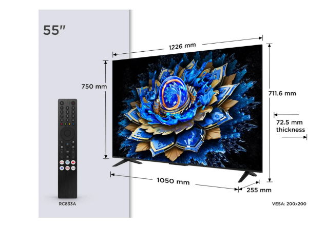 TV QLED 55" - TCL 55T69C