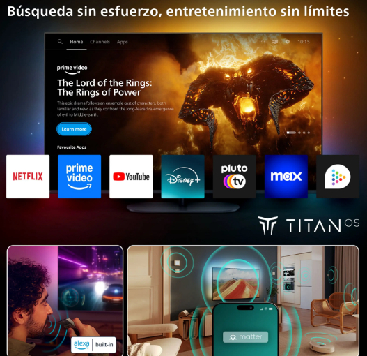 TV Mini LED 55" - Philips 55MLED820/12