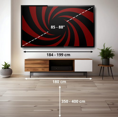 TV Hisense 85E8S Mini LED 85" 4K