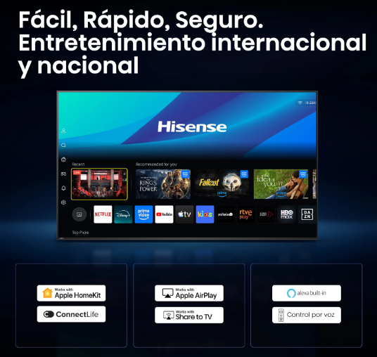 TV Hisense 85E8S Mini LED 85" 4K