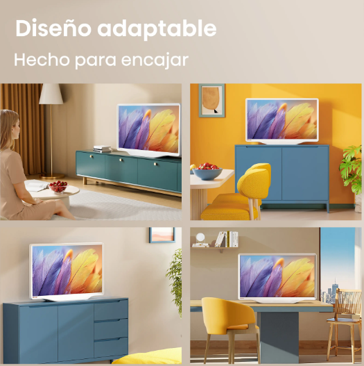 Televisor  Hisense 32S5Q QLED 32" Modo Arte Blanco