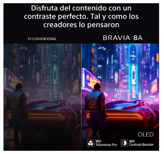 Televisor Sony BRAVIA 8A OLED 55" 4K 120Hz