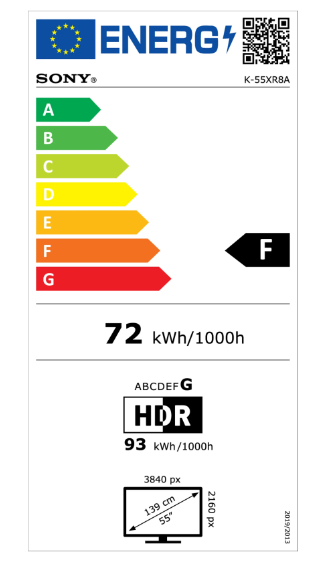 Televisor Sony BRAVIA 8A OLED 55" 4K 120Hz