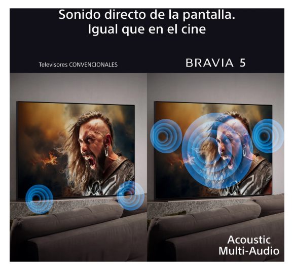 TV Sony Bravia 5 Mini LED 65" 4K 120Hz