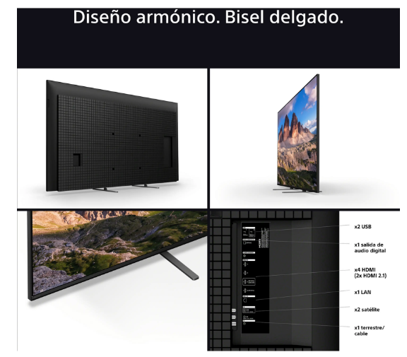 TV Sony Bravia 5 Mini LED 65" 4K 120Hz
