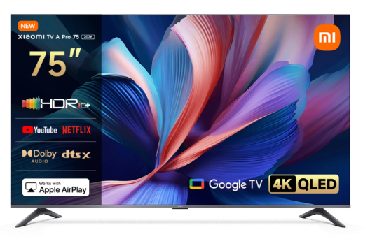 Xiaomi TV A Pro 75" QLED 4K