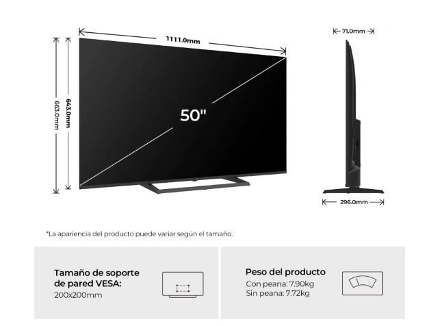 Haier S80G H50S80GUX QLED 50" 4K 120Hz
