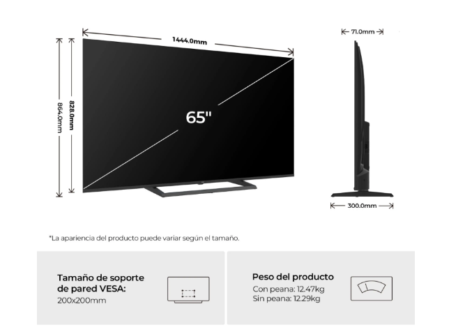 Haier S80G H65S80GUX QLED 65" 4K 120Hz